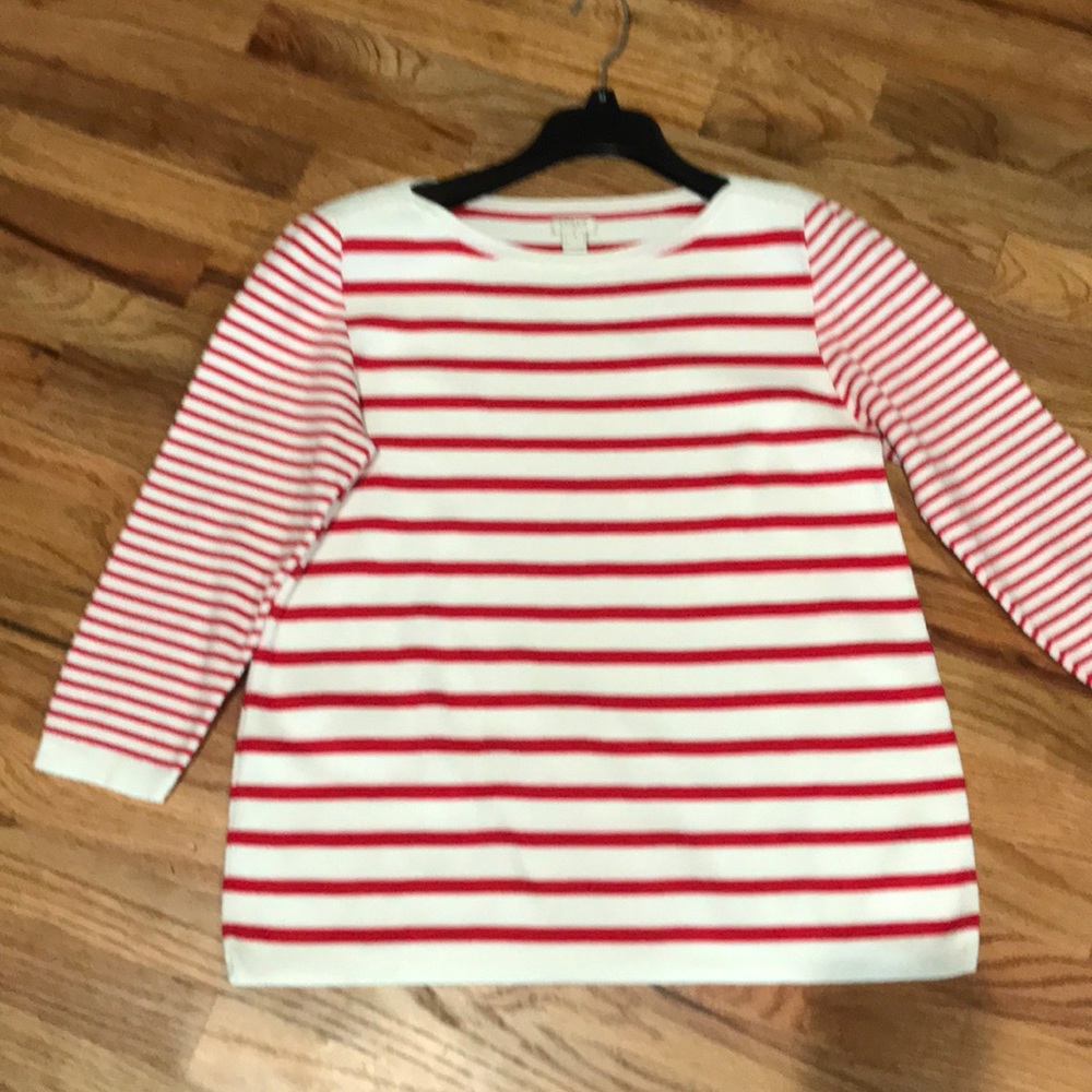 J crew women’s nautical theme top